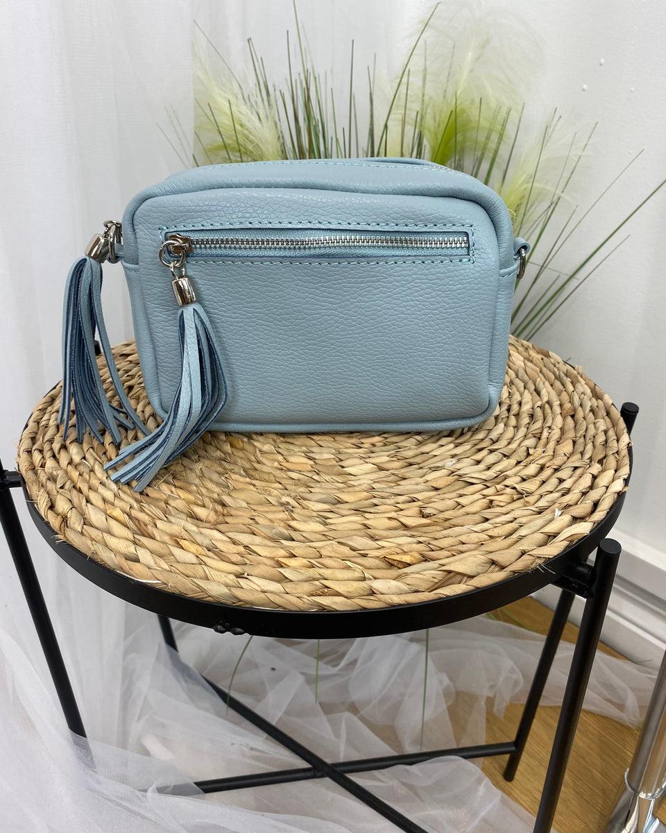 Alison Camera Bag - Powder Blue – The Dressing Room